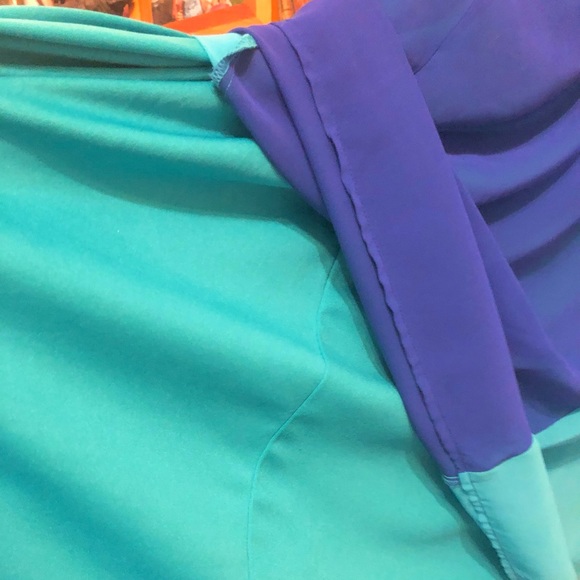 Lane Bryant 22 color block maxi-dress. - Picture 5 of 7